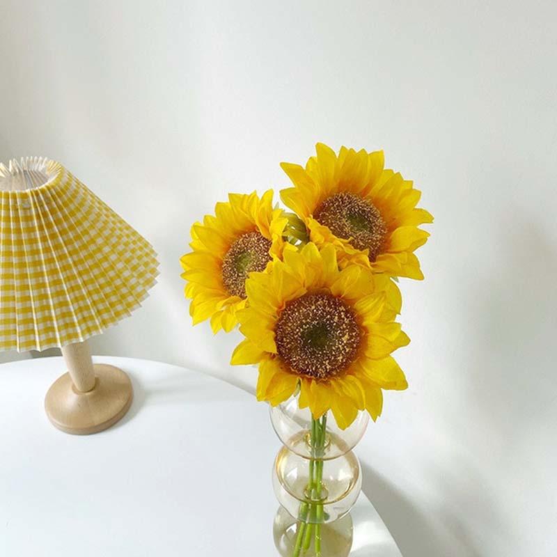 造花 インテリア フェイクフラワー ひまわり 夏 花束 玄関 ブーケ