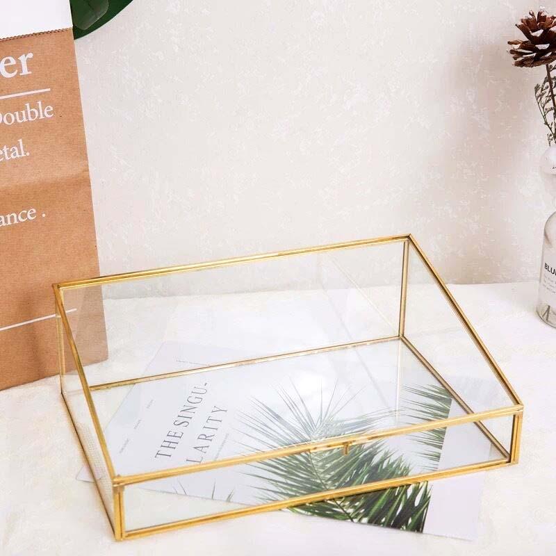 アクセサリーケース 大容量 ガラス 北欧雑貨 ネックレス おしゃれ 透明