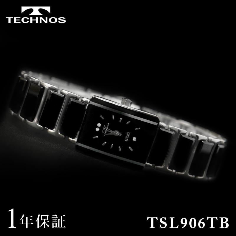 TECHNOS テクノス レディース 女性 アナログ 腕時計 クオーツ ステンレススチール セラミック ウォッチ TSL906TB ビジネス 誕生日 プレゼント ギフト 祝い