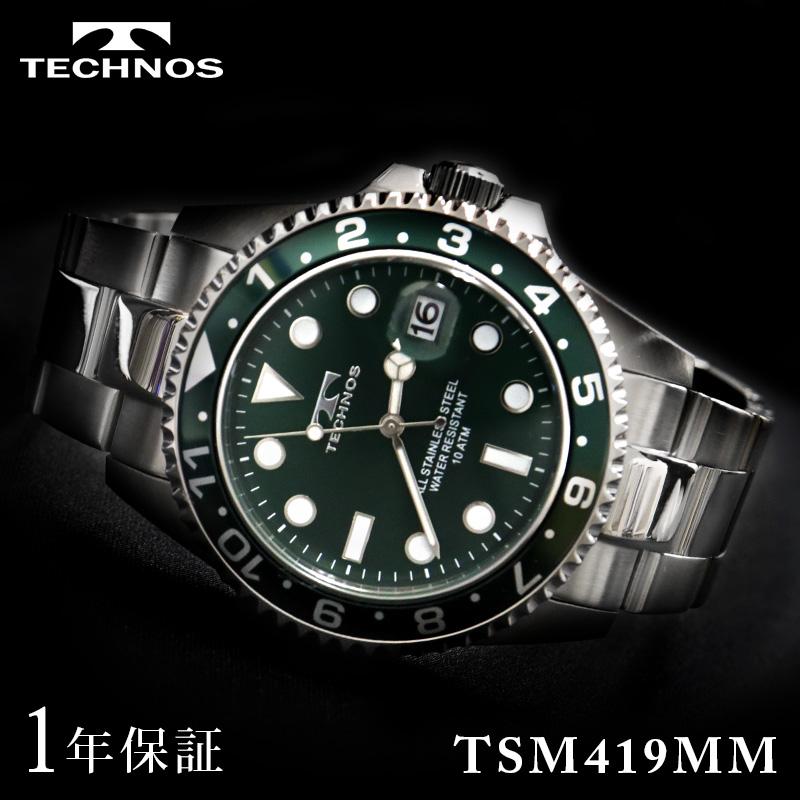 テクノス TECHNOS メンズ 男性 クォーツ 腕時計 TSM419MM