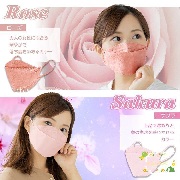 マスク 50枚 韓国 KF94 より厳しい日本認証 4層マスク 血色 カラーマスク 3D立体マスク 蒸れない 小顔効果 花粉症 ウイルス 感染防止 小さめ ny493｜ols｜11