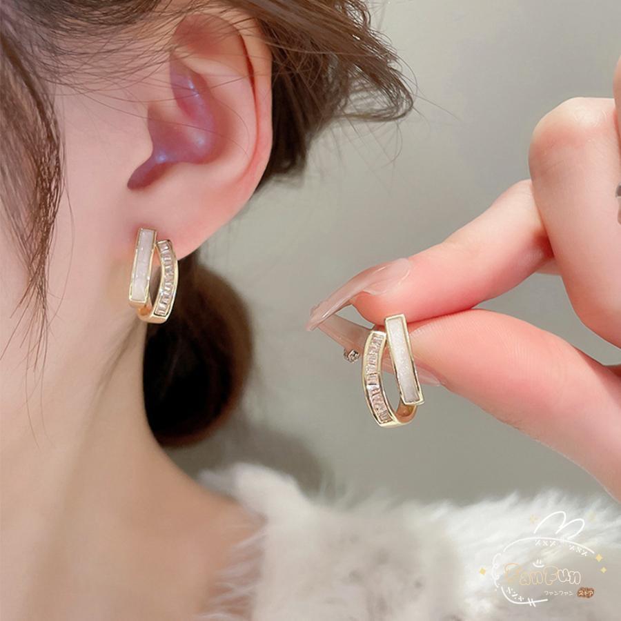 C型 スタッドピアス 上品 小ぶりピアス : OLNA SHOP - 通販 - Yahoo 