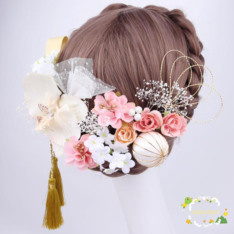 独特の存在感 髪飾り ヘアヘアピン 頭の花 成人式卒業式 18点 独特の存在感 髪飾り ヘアヘアピン 頭の花 成人式卒業式 18点