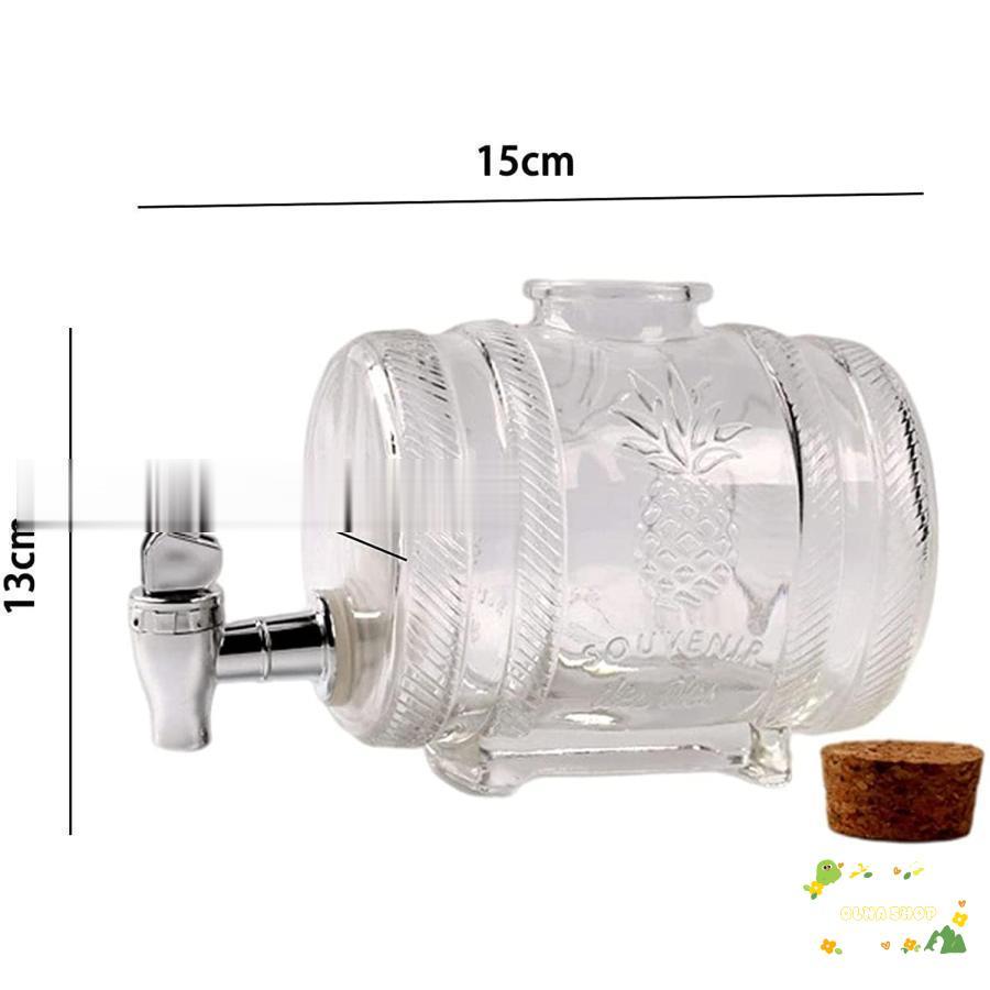 ワイン樽 ビール樽 1L ミニ樽 ガラス クリア バケツ 高級ワイン ワイン樽 ビール樽 1L ミニ樽 ガラス クリア バケツ 高級ワイン