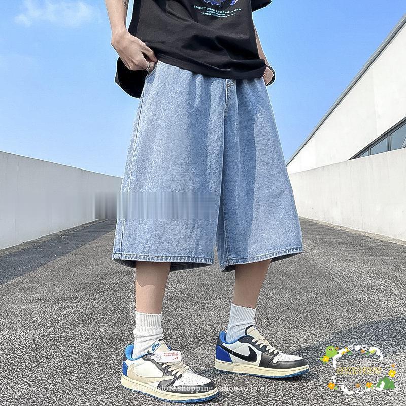 ハーフパンツ デニム メンズ デニムパンツ ジーンズ ジーパン 7分丈 