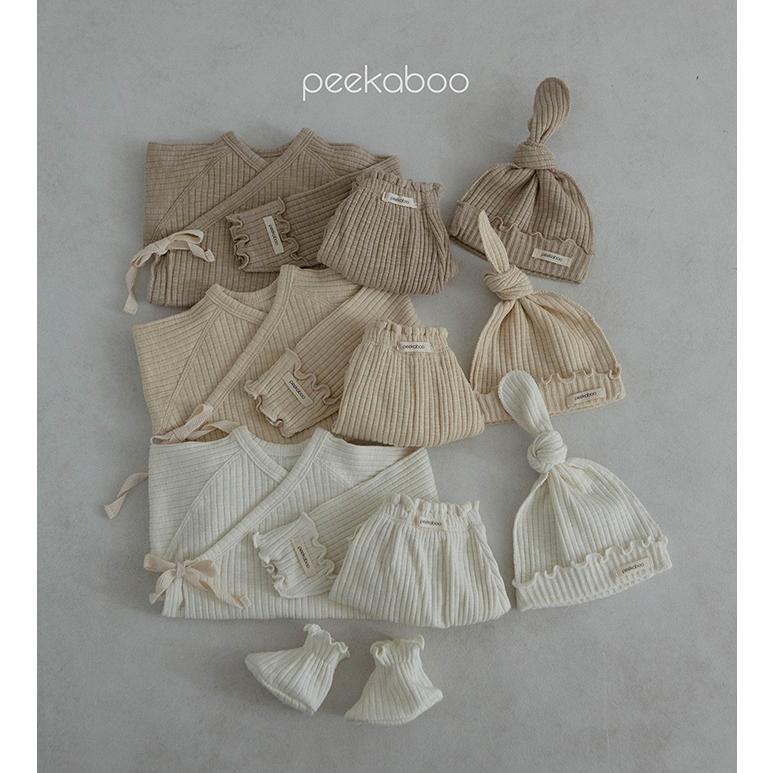 韓国子供服 ニューボーン4点セット カバーオール オーバーオール韓国