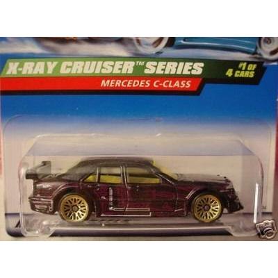 大人女性の 特別価格Mattel Hot Wheels 1999 1:64 Scale X-Ray Cruiser Series Black Mercedes C-Cla好評販売中 ミニカー