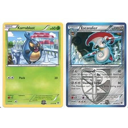 最安値挑戦 Set Evolution Card Pokemon Rare Karrablast And 特別価格escavalier Plasma 好評販売中 Blast トレーディングカード Www Castelletradio Cat