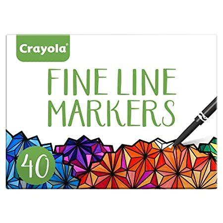 本格派ま 特別価格crayola 大人用塗り絵 58 7715好評販売中 Markers Line Fine その他おもちゃ Tasuki Pass The Baton Com