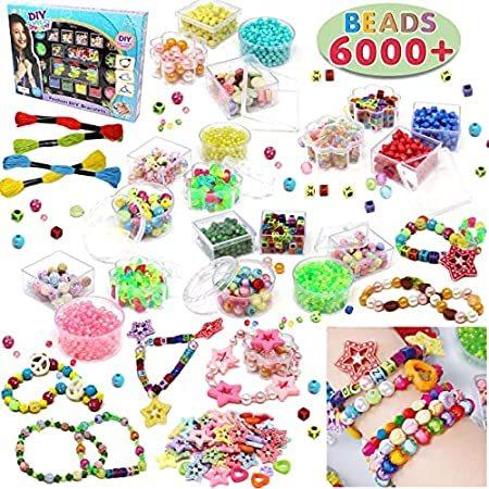 【激安セール】 Beads DIY Pieces 6000 Toy 特別価格Joyin Kit; 好評販売中 Strings Colour 4 & Types Different 28 その他おもちゃ