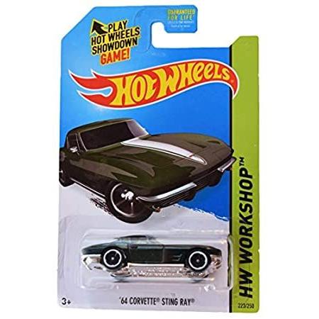 世界的に Wheels 特別価格Hot '64 Green好評販売中 Dark 223/250, Ray Sting Corvette その他おもちゃ