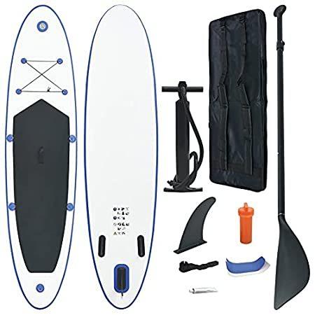 【海外 正規品】 Up 特別価格Stand Paddle White好評販売中 and Blue Inflatable Surfboard SUP Set Board ボード