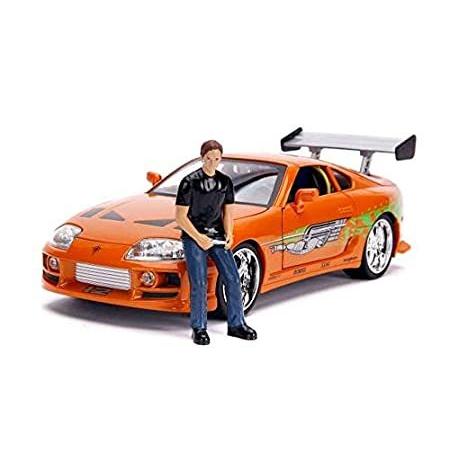 速くおよび自由な Toys 特別価格JADA 1/18 31139OR好評販売中 - Furious and Fast - Figure Brian + Supra Toyota - ミニカー