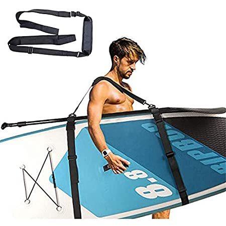 【限定販売】 国内在庫 LOOCOO Adjustable Surfboard Shoulder Carry Sling Stand Up Paddleboard Strap＿並行輸入品