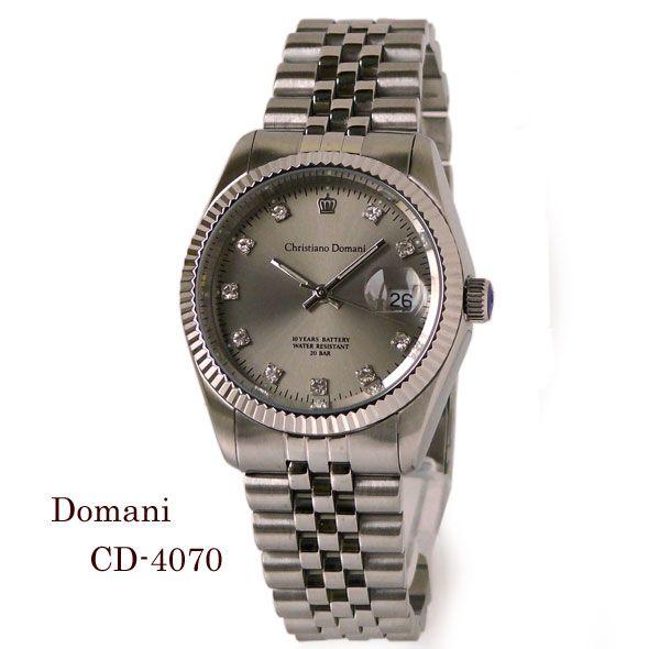 Christiano Domaniクリスチャーノ ドマーニ メンズドレスウォッチ グレーcd4070 3 H オルタイム 通販 Yahoo ショッピング