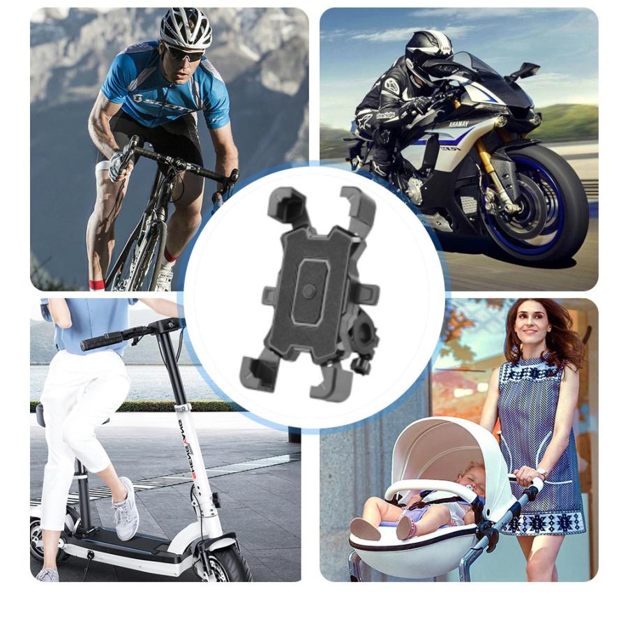 自転車 スマホホルダー バイク 携帯ホルダー スマホスタンド