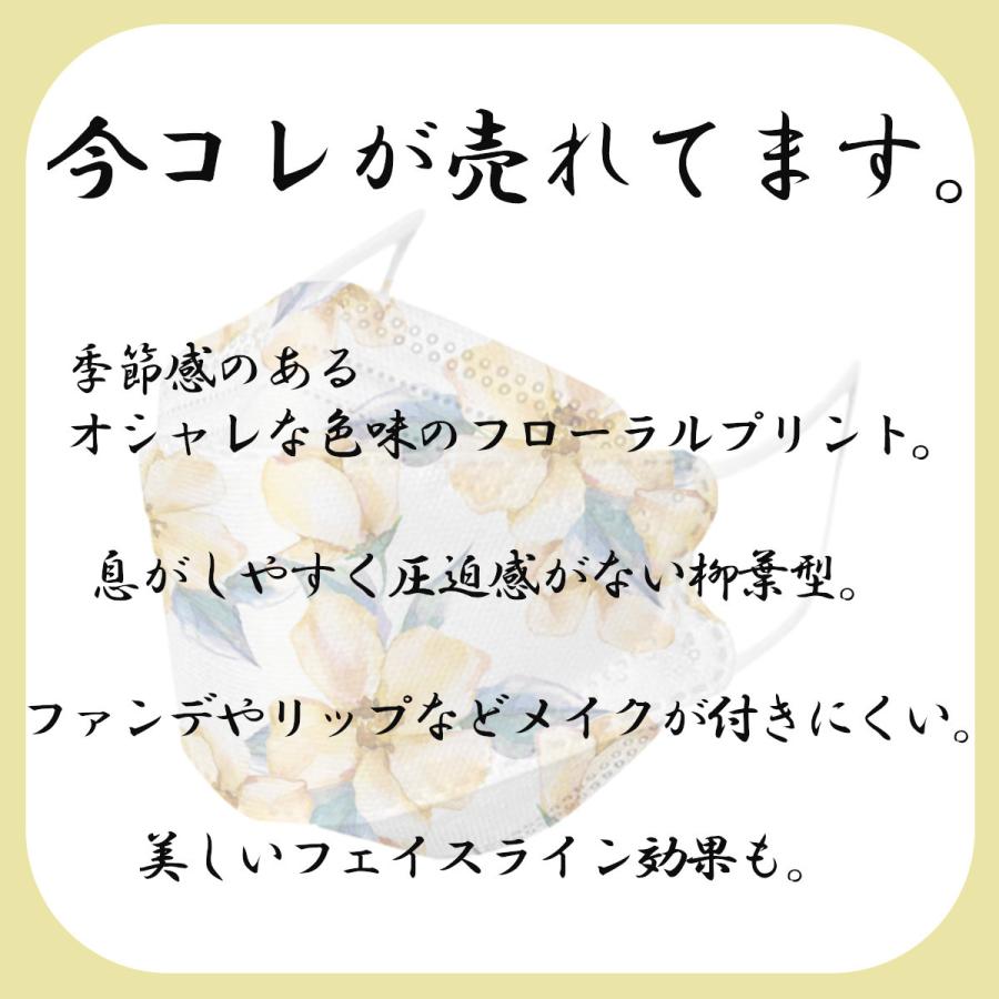 マスク 不織布 立体 大人用 立体マスク おしゃれ ウイルス 対策 カラーマスク 柄 4層 秋冬｜olu｜02