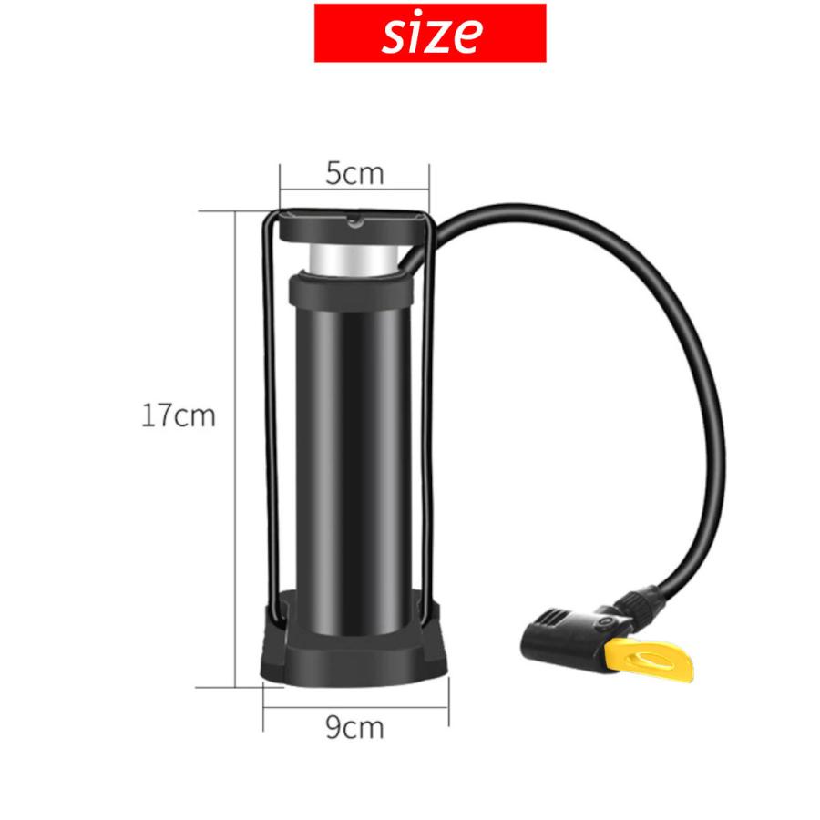 自転車 空気入れ タイヤ 仏式 米式 バイク ロードバイク フロア