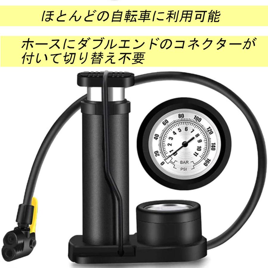 ミシュラン 自転車空気入れ(空気圧付) フロアポンプ Amazon | 自転車 空気入れ フロアポンプ くうきいれ アルミ製 米