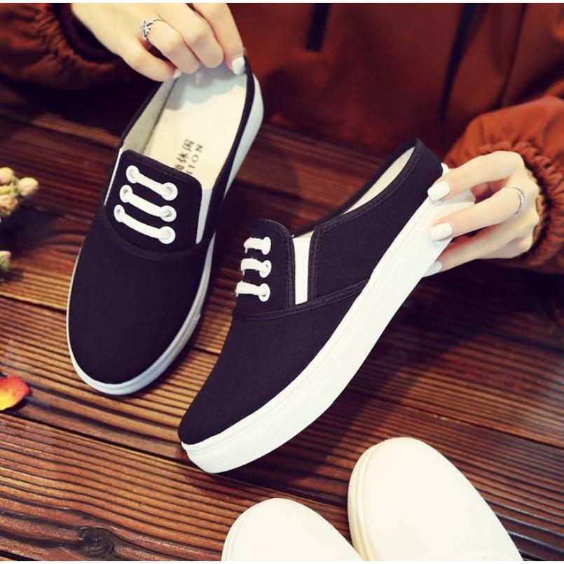 フラットシューズ スリッポン かかとなし バブーシュ レディース スニーカー ぺたんこ バブーシュサンダル サボ サンダル プラットフォームシューズ スリッパ Gl1r Olulu 通販 Yahoo ショッピング