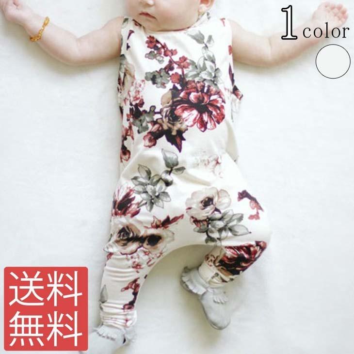 ベビー服 ロンパース ノースリーブ つなぎ 女の子 花柄 おしゃれ 赤ちゃん ボディスーツ カバーオール ベビー キッズ ベビーウエア 可愛い かわいい パジャマ Gn3k Olulu 通販 Yahoo ショッピング