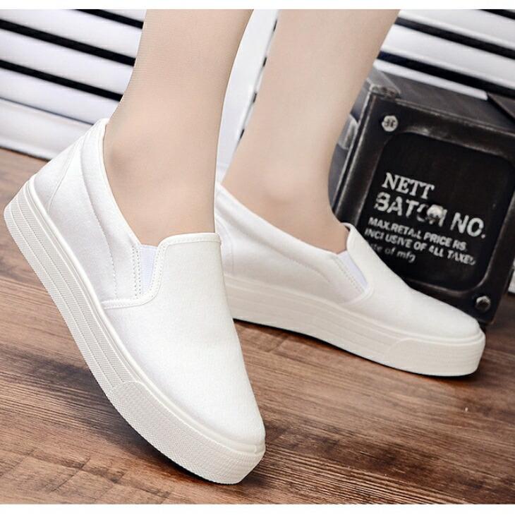 スリッポン キャンバススリッポン レディース レディーススニーカー シューズ 靴 レディースシューズ 軽い 軽量 履きやすい 歩きやすい 疲れにくい カジュアル Gvre Olulu 通販 Yahoo ショッピング