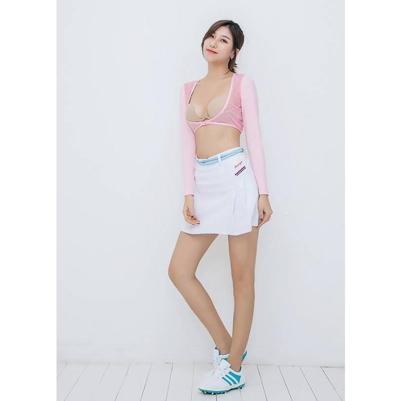 接触冷感 ゴルフウェア レディース アームカバー 日焼け防止 ズレない ボレロタイプの日焼け防止インナー ひんやり体感 Cool ゴルフウェア女性 Uv ゴルフウエ Gw2w Olulu 通販 Yahoo ショッピング