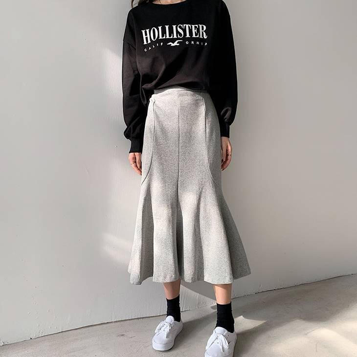 マーメイドスカート スカート スウェット ロングスカート レディース タイトスカート ボトムス 着回し ママコーデ 大人カジュアル レディース レディースファ Gxai Olulu 通販 Yahoo ショッピング