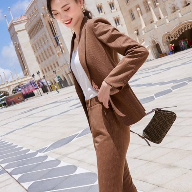 パンツスーツ 入学式 入園式 ママ スーツ ピンストライプ 着痩せ スリム 母 おしゃれ 卒業式 卒園式 レディース おすすめ 成人式 オフィスカジュアル フォーマ Gxvu Olulu 通販 Yahoo ショッピング