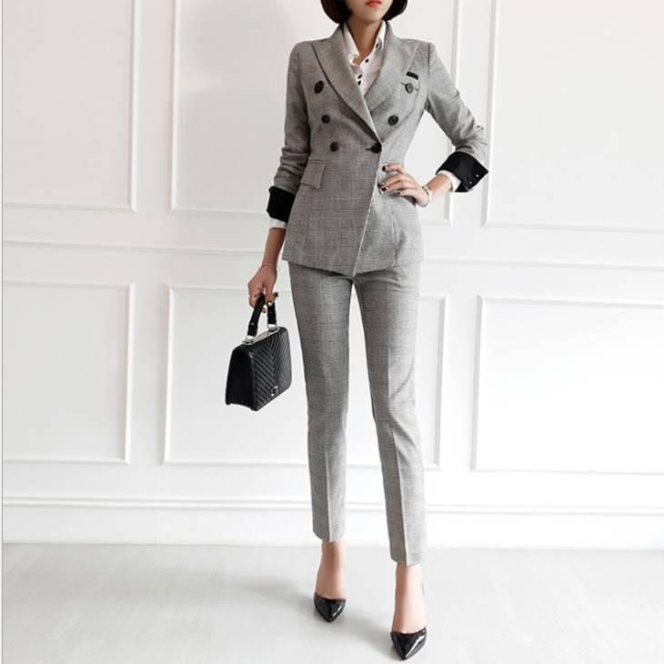 パンツスーツ 入学式 入園式 ママ スーツ オフィススーツ ダブルボタン 9分丈 母 おしゃれ 卒業式 卒園式 レディース おすすめ 成人式 オフィスカジュアル フ Gxvz Olulu 通販 Yahoo ショッピング