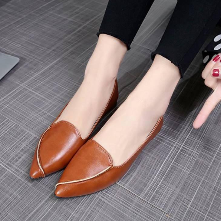 パンプス ぺたんこ ローファー 歩きやすい ポインテッドトゥ きれいめ レディース フラット レディースシューズ シューズ レディース靴 靴 痛くない 走れる ロ Gy2i Olulu 通販 Yahoo ショッピング