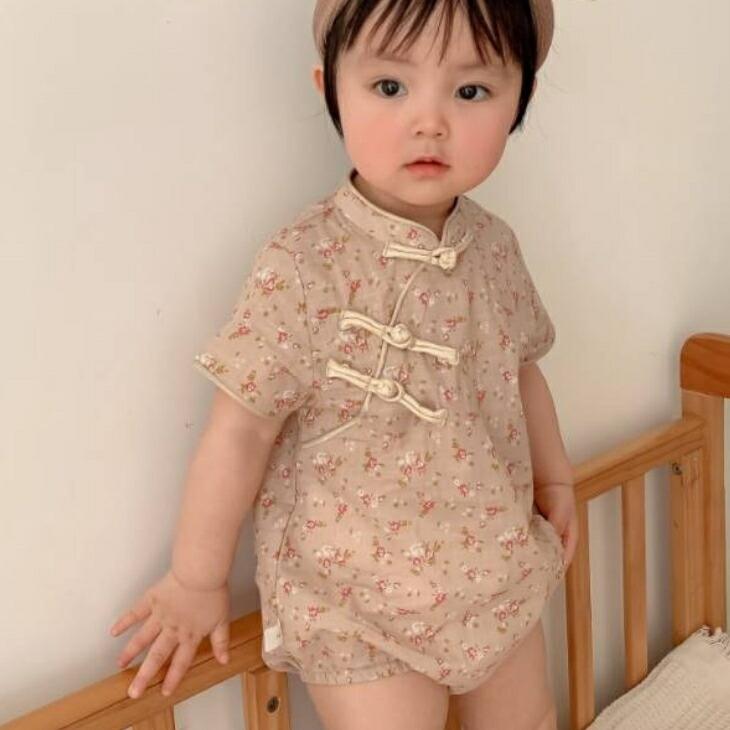 ベビー服 チャイナ服 ベビー ロンパース 赤ちゃん 出産祝い 女の子 ギフト 赤ちゃん服 子ども服 子供服 ベビーファッション プレゼント 乳幼児 カバーオール Gyd8 Olulu 通販 Yahoo ショッピング