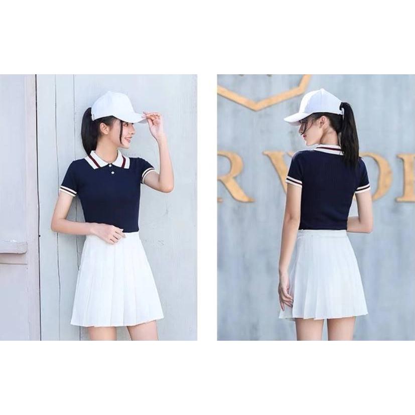 ゴルフウェア レディース ゴルフ ポロシャツ ワンポイント トップス カットソー アンダーウェア 夏 かわいい ゴルフ女子 テニス テニスウェア アウトドア ス Gz2y Olulu 通販 Yahoo ショッピング