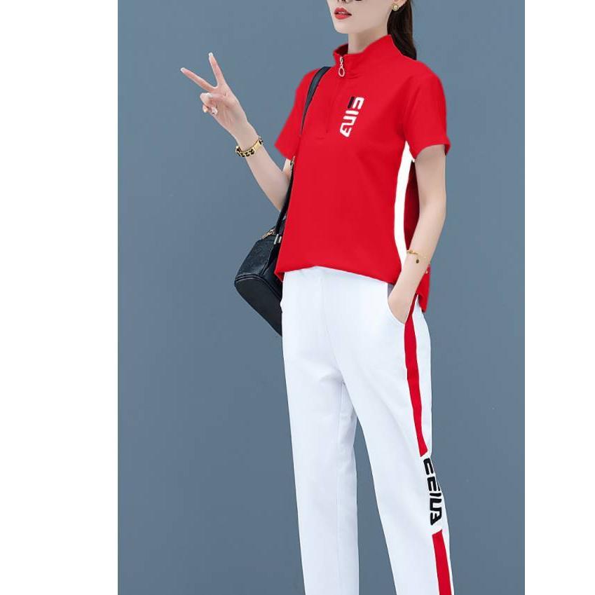 ゴルフウェア レディース ゴルフ セットアップ 2点セット 上下セット ジャージ ジップアップ ロゴ 半袖 トップス ボトムス 夏 かわいい ゴルフ女子 テニス テ Gz3g Olulu 通販 Yahoo ショッピング