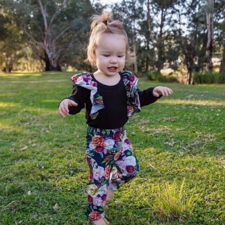 ベビー服 女の子 セットアップ 上下セット 3点セットバラ 花柄 ロンパース カバーオール 最も ベビー 子供服 キッズ服 子供 赤ちゃん 赤ちゃん服 子ども服 子ども