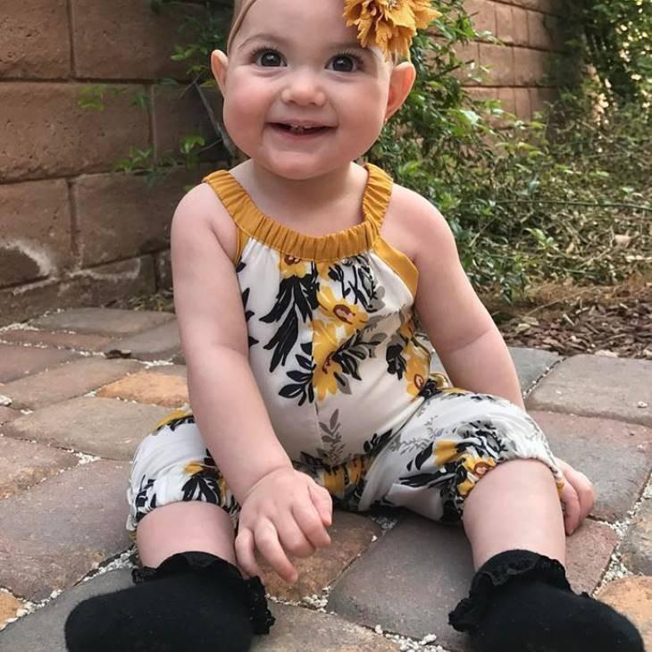 ベビー服 ロンパース ベビー ファッション ベビーファッション ボタニカル柄 乳幼児 キッズ 子供服 男児 女児 かわいい カジュアル N1uu Olulu 通販 Yahoo ショッピング