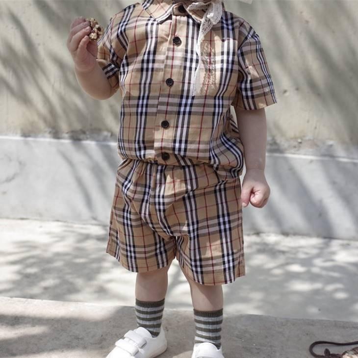 ベビー服 セットアップ ベビー ファッション ベビーファッション チェック柄 Yシャツ 乳幼児 キッズ 子供服 男児 女児 かわいい カジュアル N1v7 Olulu 通販 Yahoo ショッピング