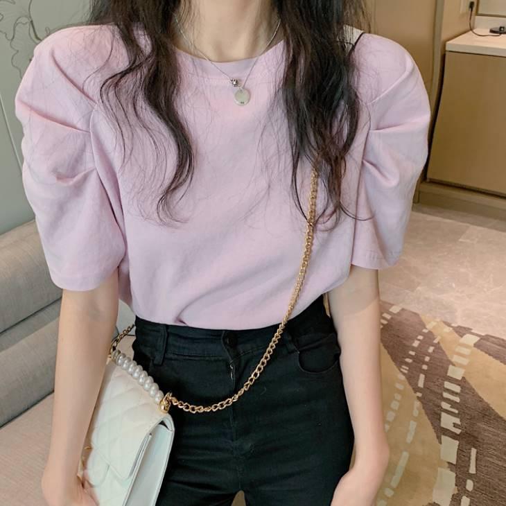 カットソー トップス 無地 半袖 レディースファッション ファッション 着回し 女性服 カジュアルファッション シンプル ママファッション おでかけ デート 春 N2fj Olulu 通販 Yahoo ショッピング