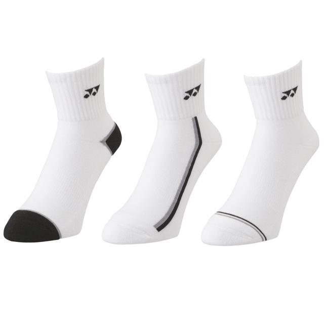 美しい ヨネックス Yonex メンズアンクルソックス3p 3足組 テニスソックス 191y 080 アソート