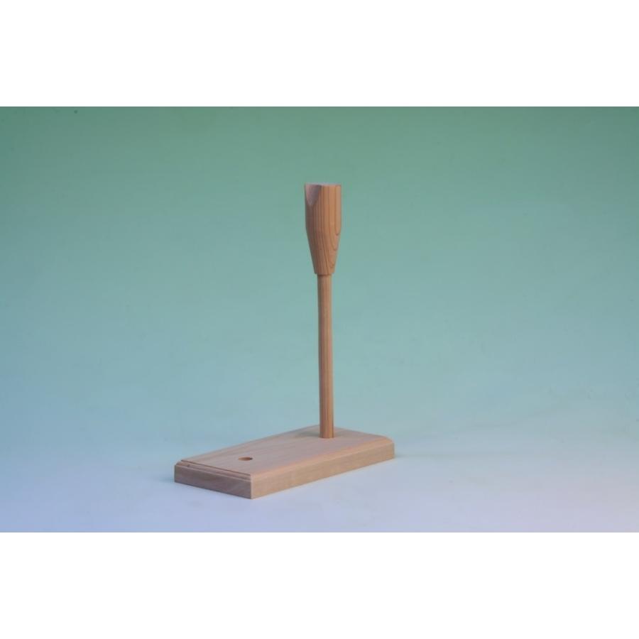 神具 神前破魔矢立て 桧製 幅7cm奥行き14cm高さ19cm おまかせ工房
