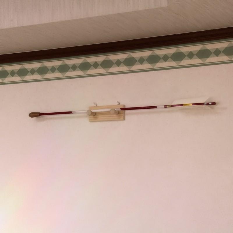 神具 神前破魔矢掛け 桧製 幅18cm奥行き7cm高さ7cm おまかせ工房 |  | 08