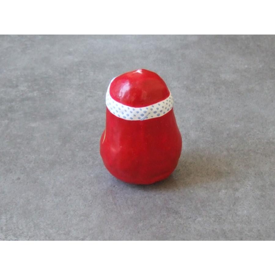 郷土玩具 民藝 静岡県 浜松張子 鈴木伸江 鉢巻きだるま 縁起物