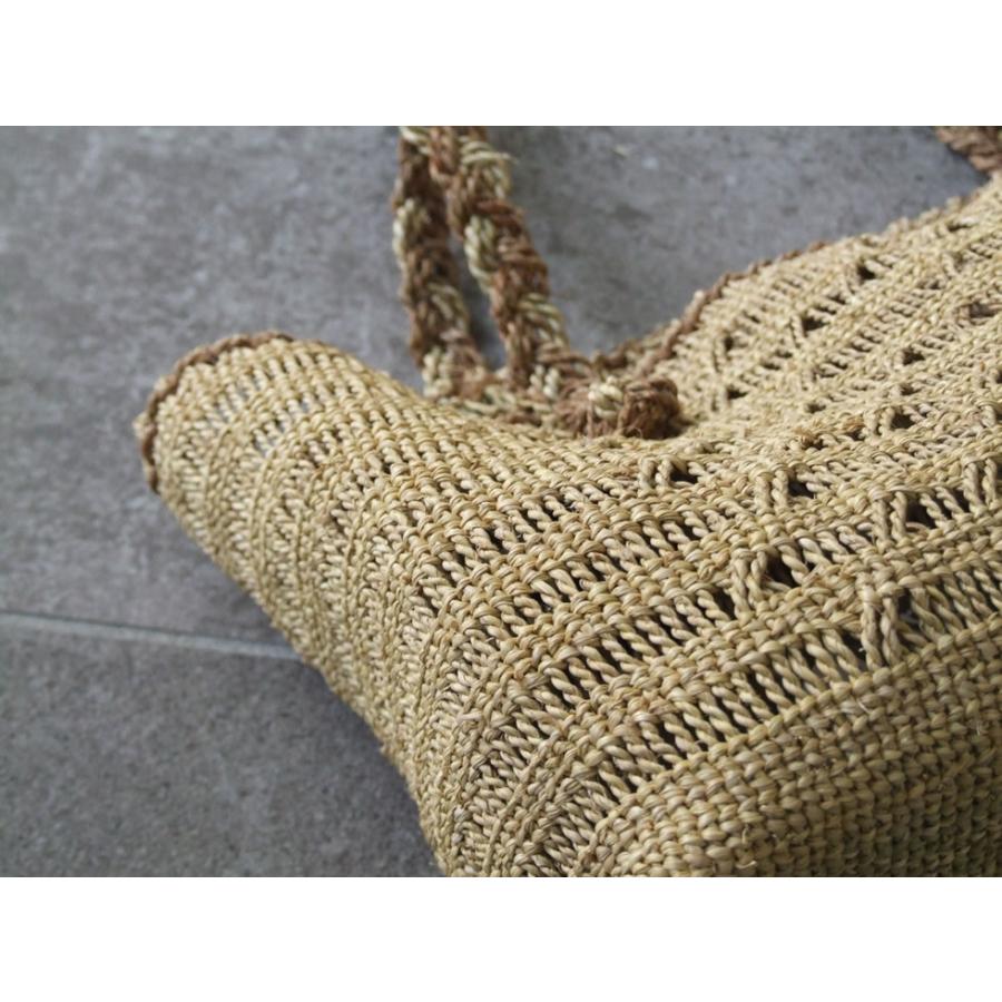 福島奥会津編み組細工 ヒロロ細工 ヒロロ モワダのバッグ1 : おまめ