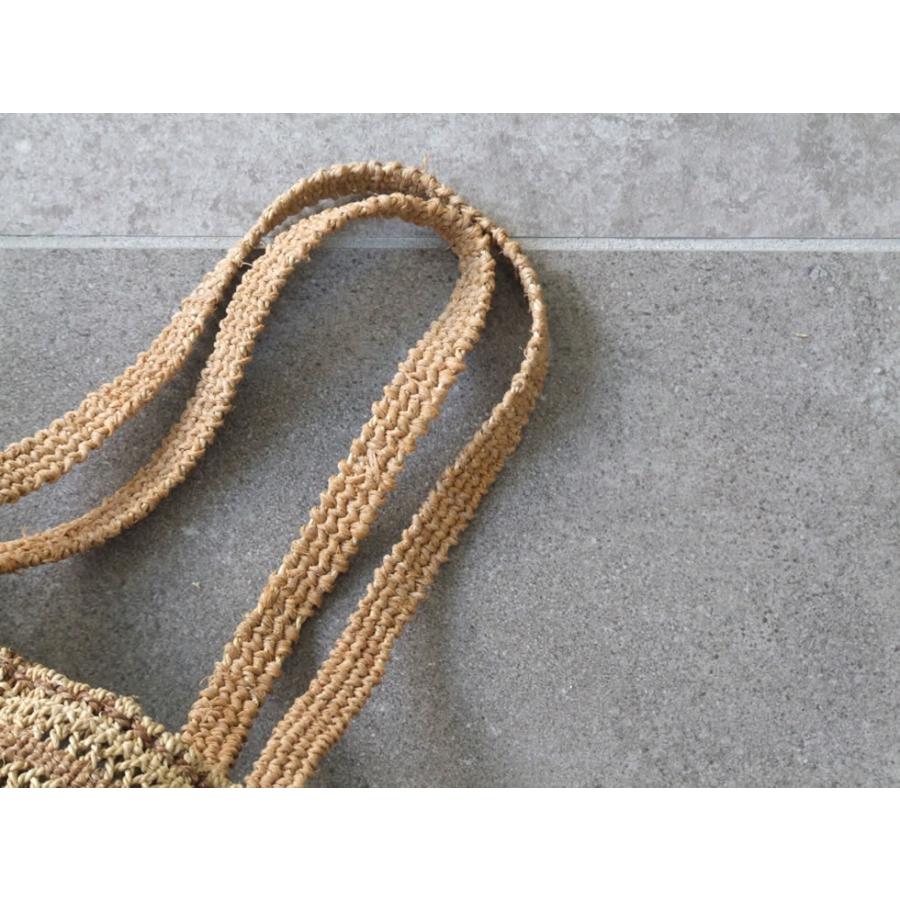 福島奥会津編み組細工 ヒロロ細工 ヒロロ モワダのバッグ3