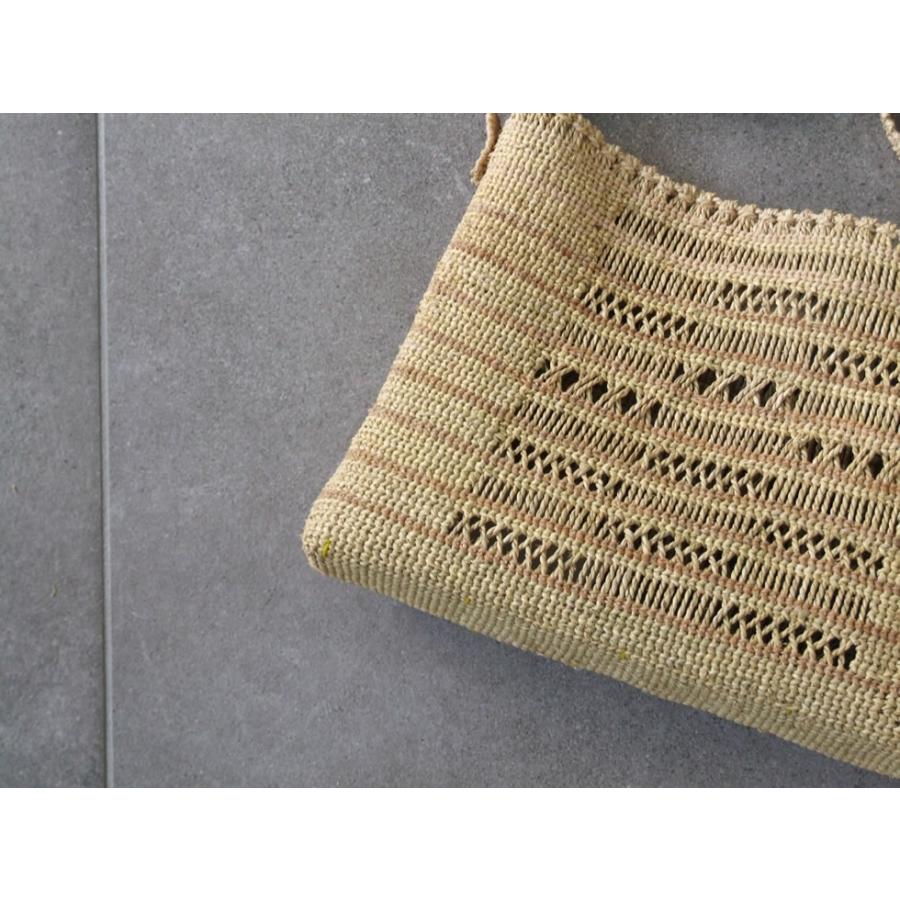 福島奥会津編み組細工 ヒロロ細工 ヒロロ モワダのショルダーバッグ8