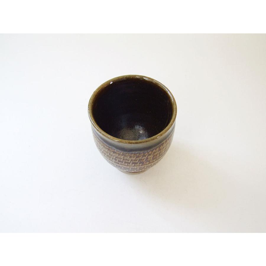 やちむん 民藝 からや窯 登川均 湯呑み 飛鉋 : おまめ - 通販 - Yahoo