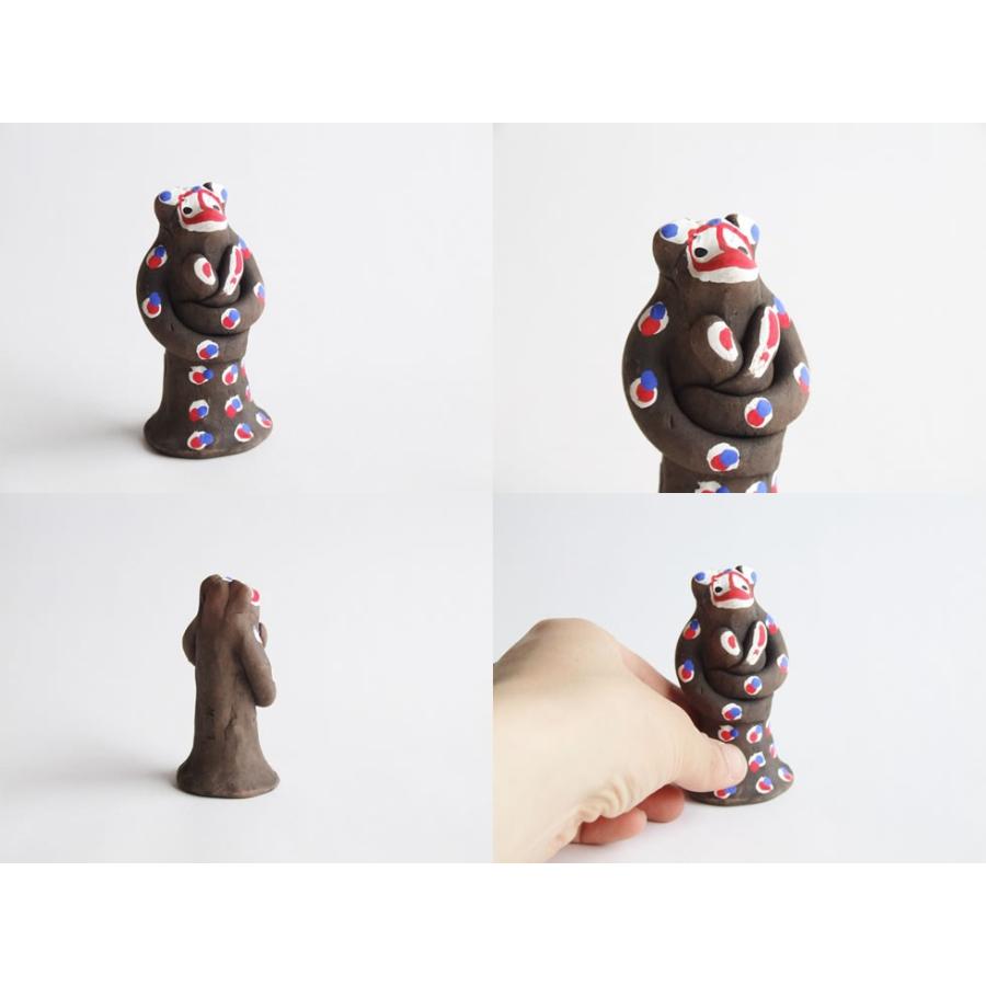 郷土玩具 民藝 熊本県 木葉猿窯元子抱猿 ミニ Konohazaru05 おまめ 通販 Yahoo ショッピング