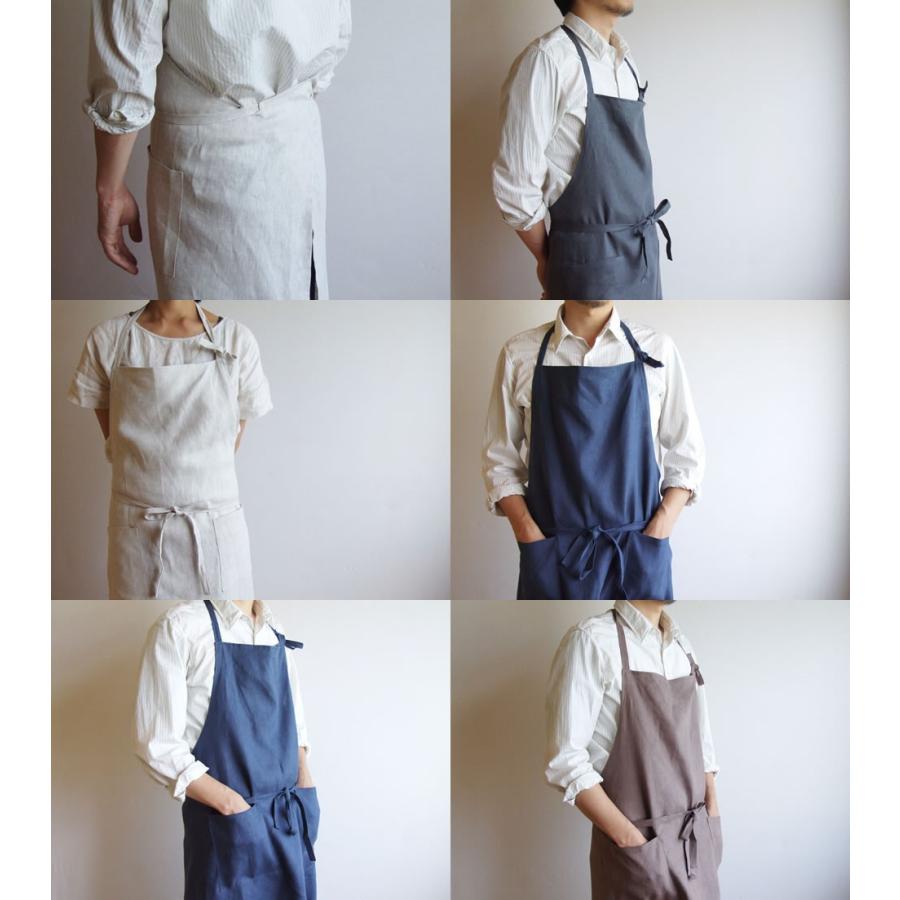 リネン100 メンズエプロン 男女兼用エプロン フルエプロン ロング丈 日本製 Linenapron おまめ 通販 Yahoo ショッピング