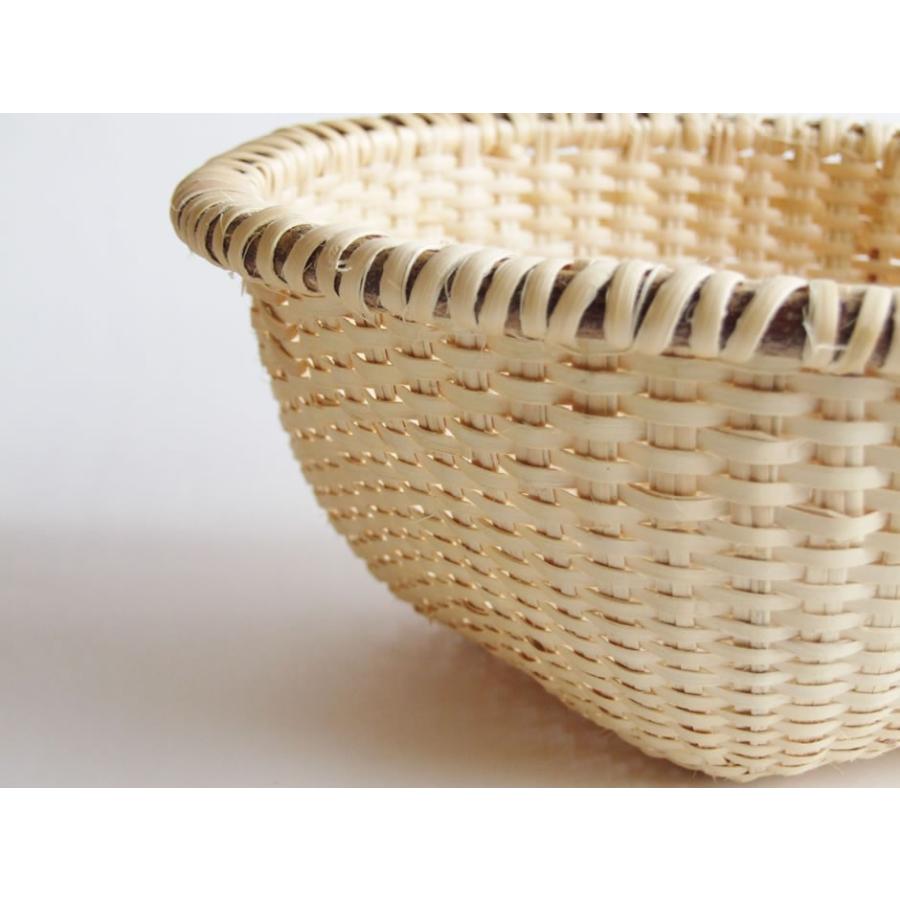 福島奥会津編み組細工慎介さん作 マタタビ米研ぎざる 大 5-6合用