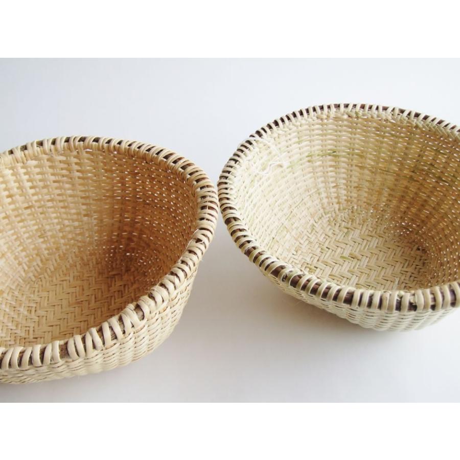 福島奥会津編み組細工慎介さん作 マタタビ米研ぎざる 大 5-6合用